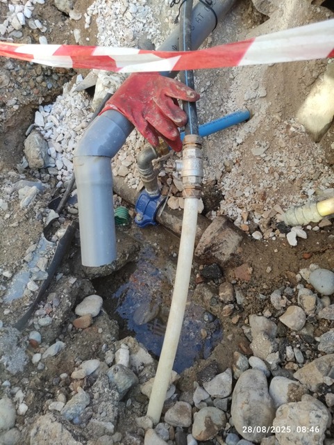 Επιδιόρθωση βλάβης -  Οδός  Χατζηγρηγοριάδη